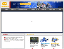 Tablet Screenshot of janfar.com